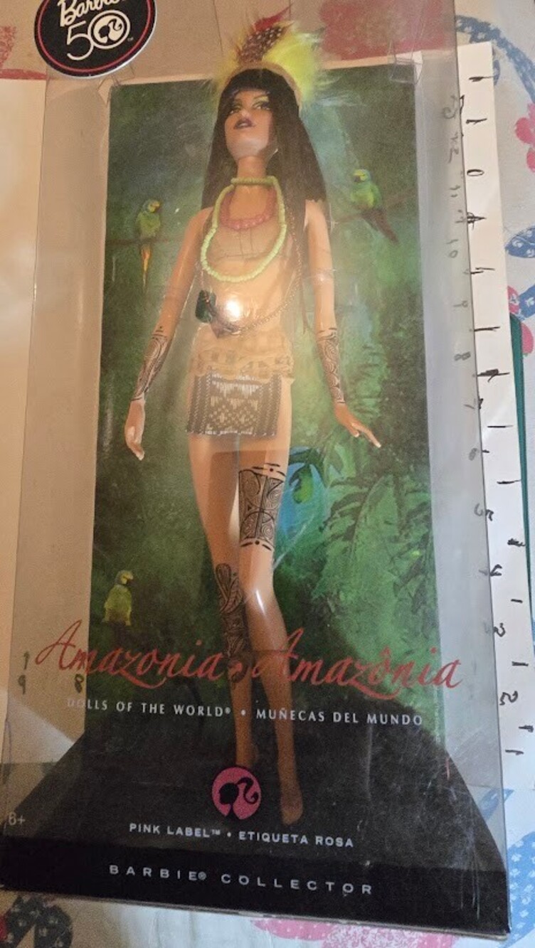 Barbie Amazonia Pink Label Collector Doll 1999 Tribal Outfit